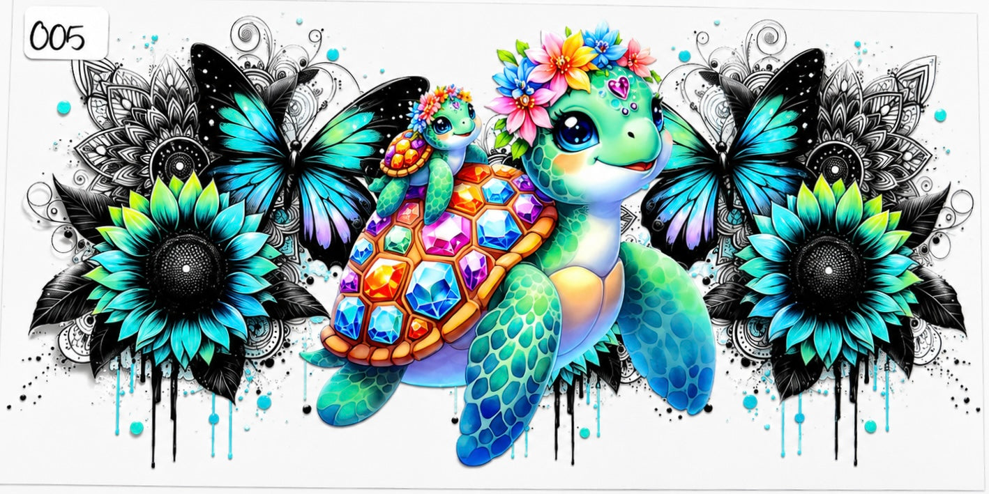#005 Turtles and Butterflies