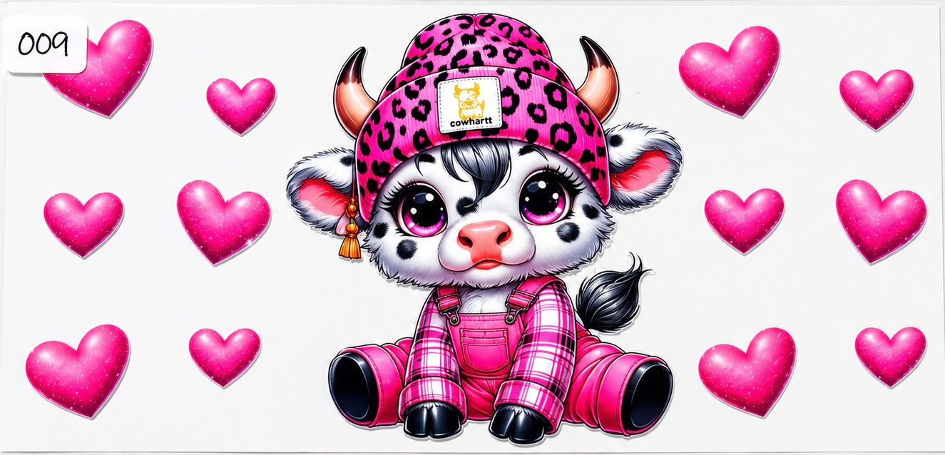#009 Pink Overall Cowhartt